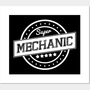 Super mechanic Posters and Art